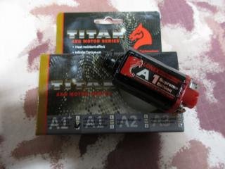 Titan A1 Hi-Speed & High Torque Motor Sort Axe Albero Corto by Lonex